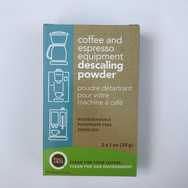 Full circle outlet descaling powder